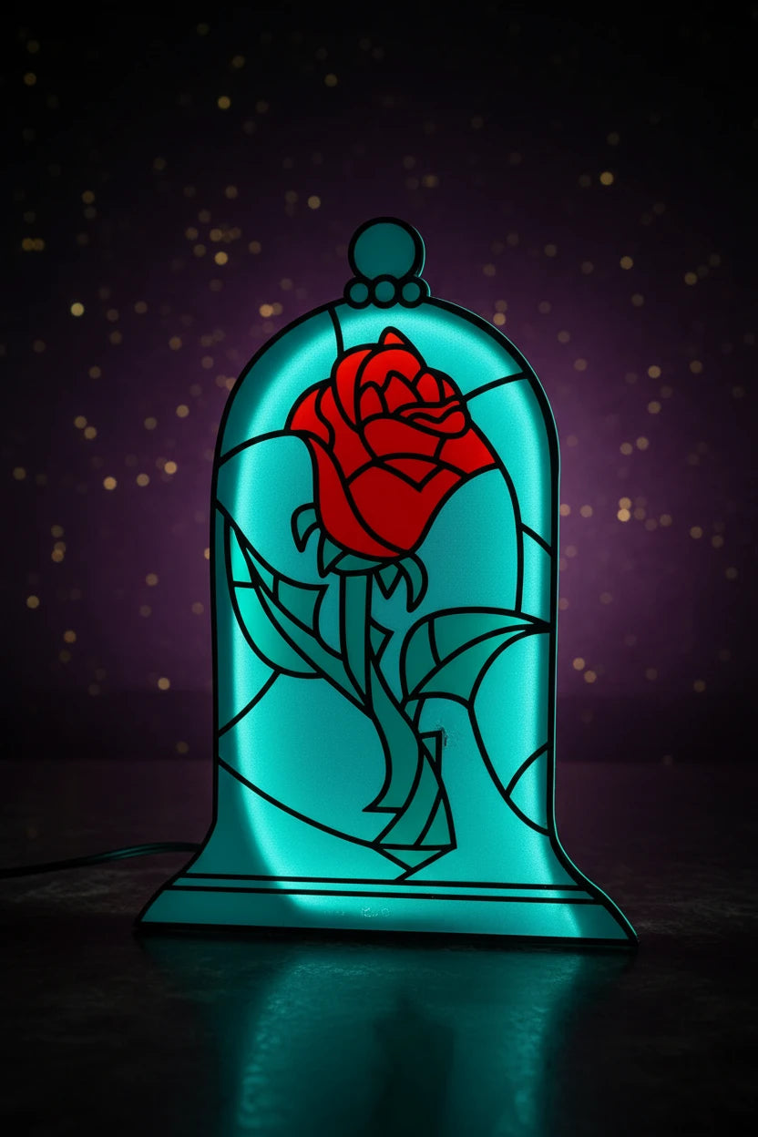 Enchanted Rose (Light Box!)