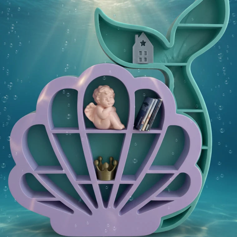 Mermaid Crystal/Trinket Shelf